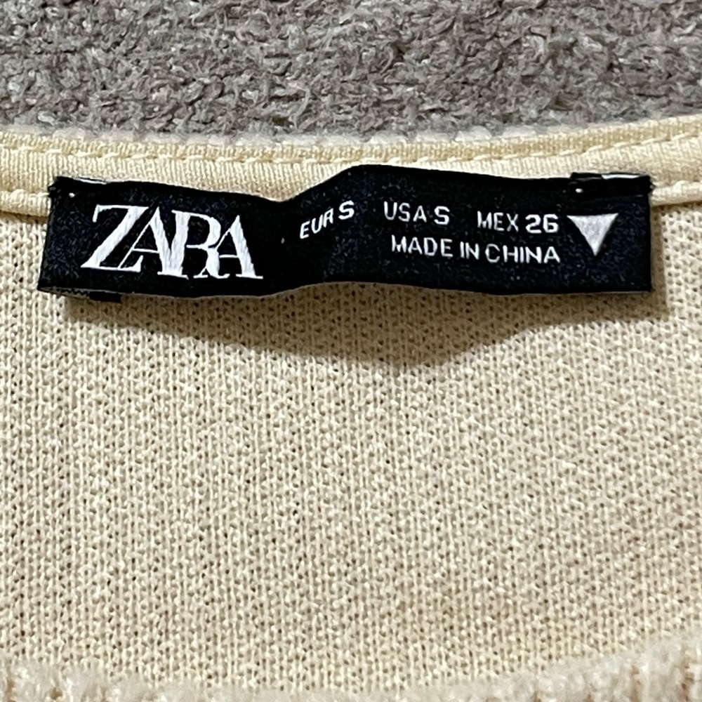 Zara Rhinestone Fringe Cropped Sweater - Picture 4 of 7